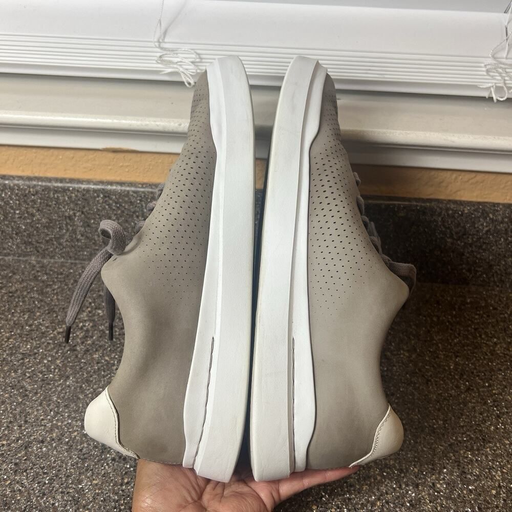 Cole Haan GrandSeries Mens 11.5 M Shoes Sneaker Beige Leather Casual Comfort Low - Picture 6 of 12